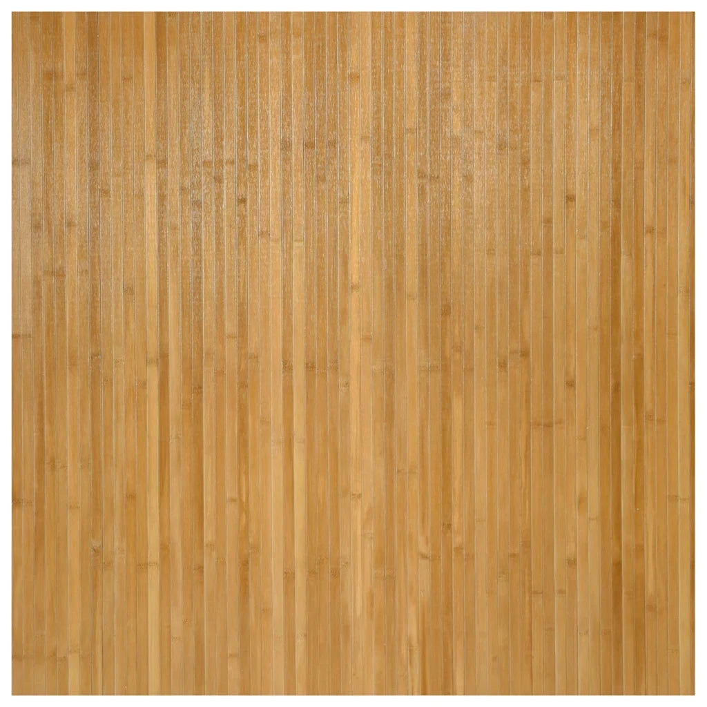 Tappeto Rettangolare Naturale 100x100 cm in BambÃ¹