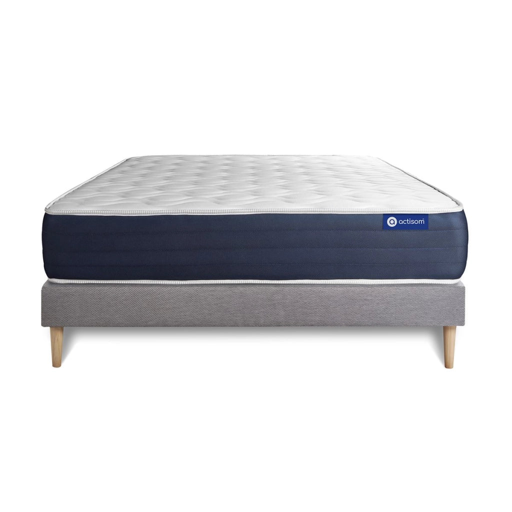 Kit rete e materasso Actilatex sleep 130x220cm - Spessore : 22cm - Lattice e memory foam - Bilanciato -