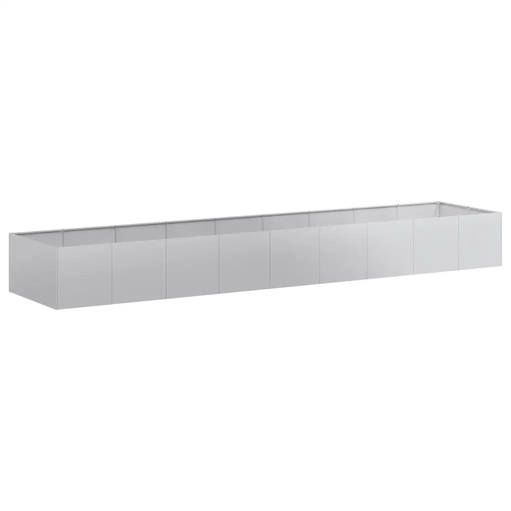 Fioriera 360x80x40 cm in Acciaio Zincato 860771