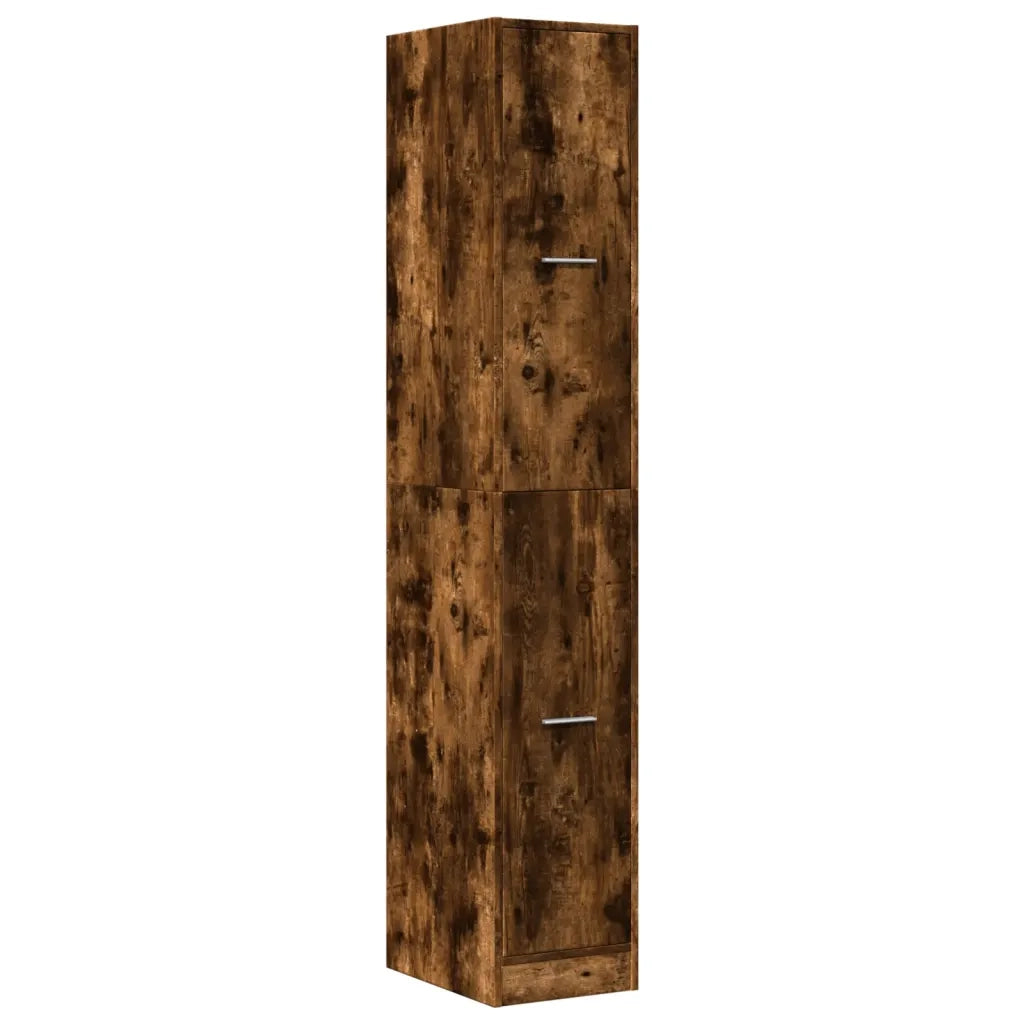 vidaXL Armadietto da Farmacia Rovere Fumo 30x41x174,5 cm in Truciolato