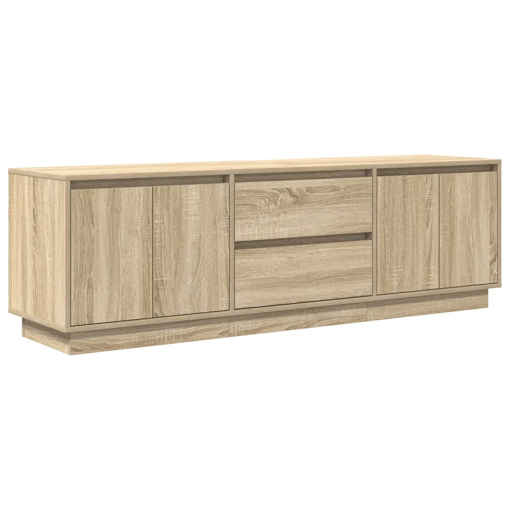 Mobile Porta TV con Luci LED Rovere Sonoma 160,5x41x50 cm 3328428