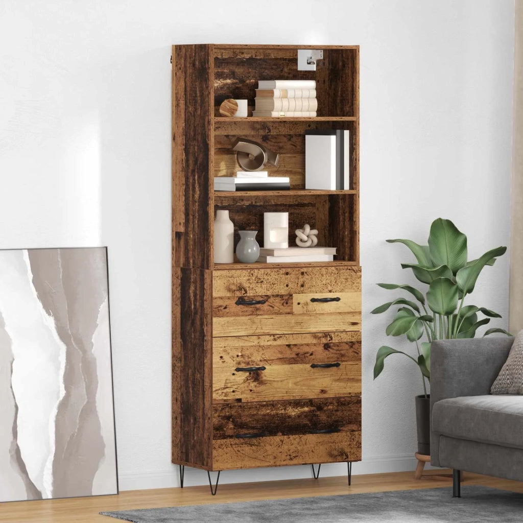 Credenza con cassetto 2 pcs Legno vecchio Legno multistrato 3415702
