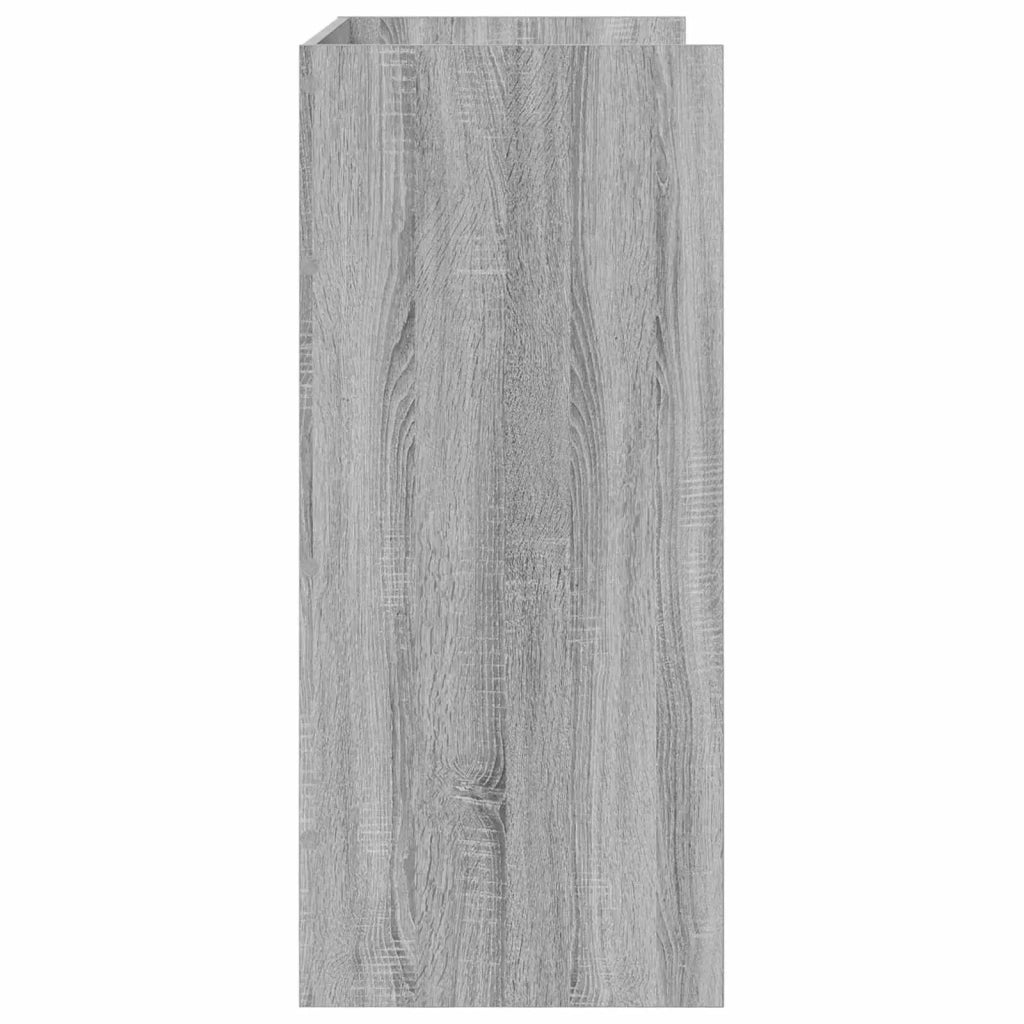 Tavolo DJ Sonoma grigio 82 x 45 x 102 cm Legno ingegnerizzato 8006753