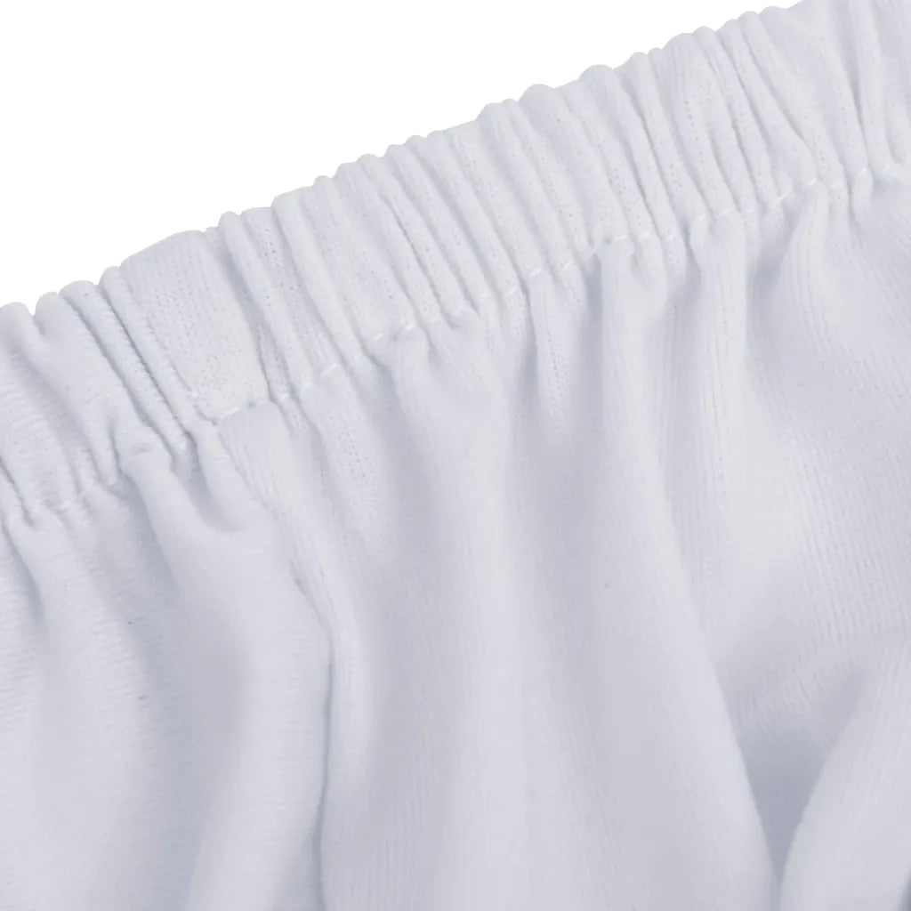 Fodera Elasticizzata Divano 3 Posti in Jersey Poliestere Bianco CFW6953443