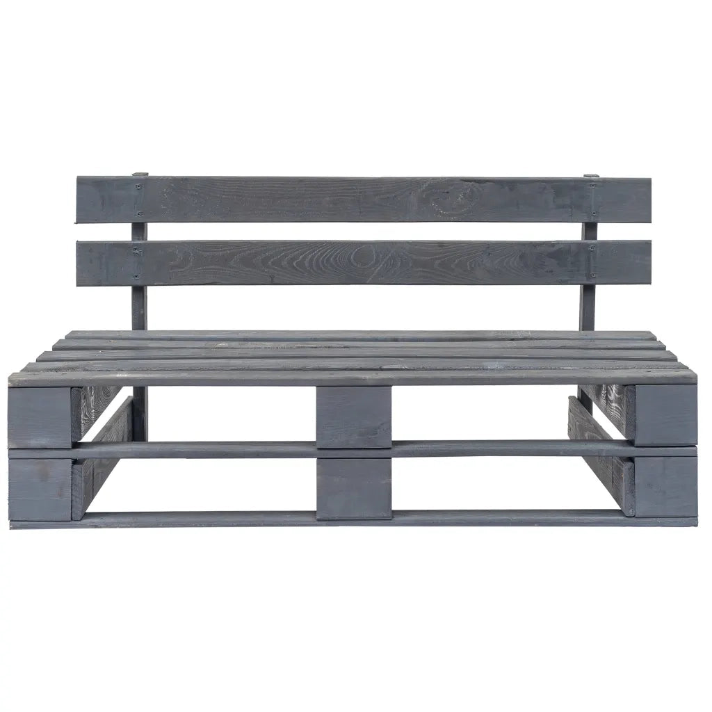 Divano da Giardino a Pallet con Cuscini Sabbia in Legno di Pino 275287
