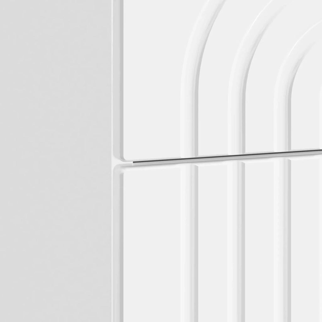 Armadio da Notte con cassetto Bianco Lucido 62 x 34,5 x 48 cm 894089