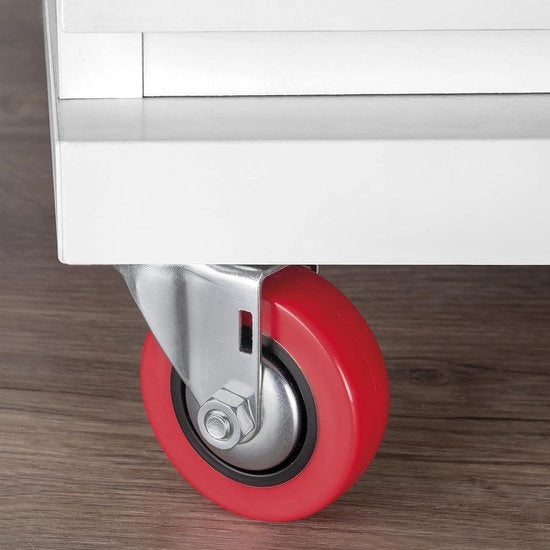 Ruote per Mobili in Acciaio, 4pz