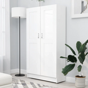 Libreria Bianca 82,5x30,5x150 cm in Legno Multistrato 802723