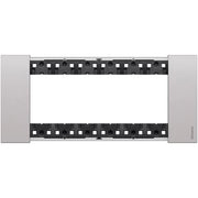 Placca BTicino Living Now 506 6 Moduli Acciaio Steel iin Zama KA4806KS