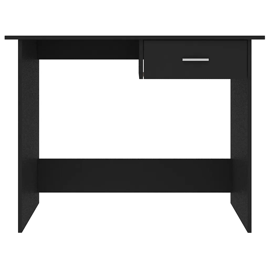 Scrivania Nera 100x50x76 cm in Legno Multistrato 800550