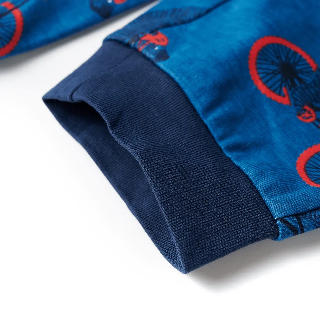 Pigiama per Bambini a Maniche Lunghe Petrolio 140 13363