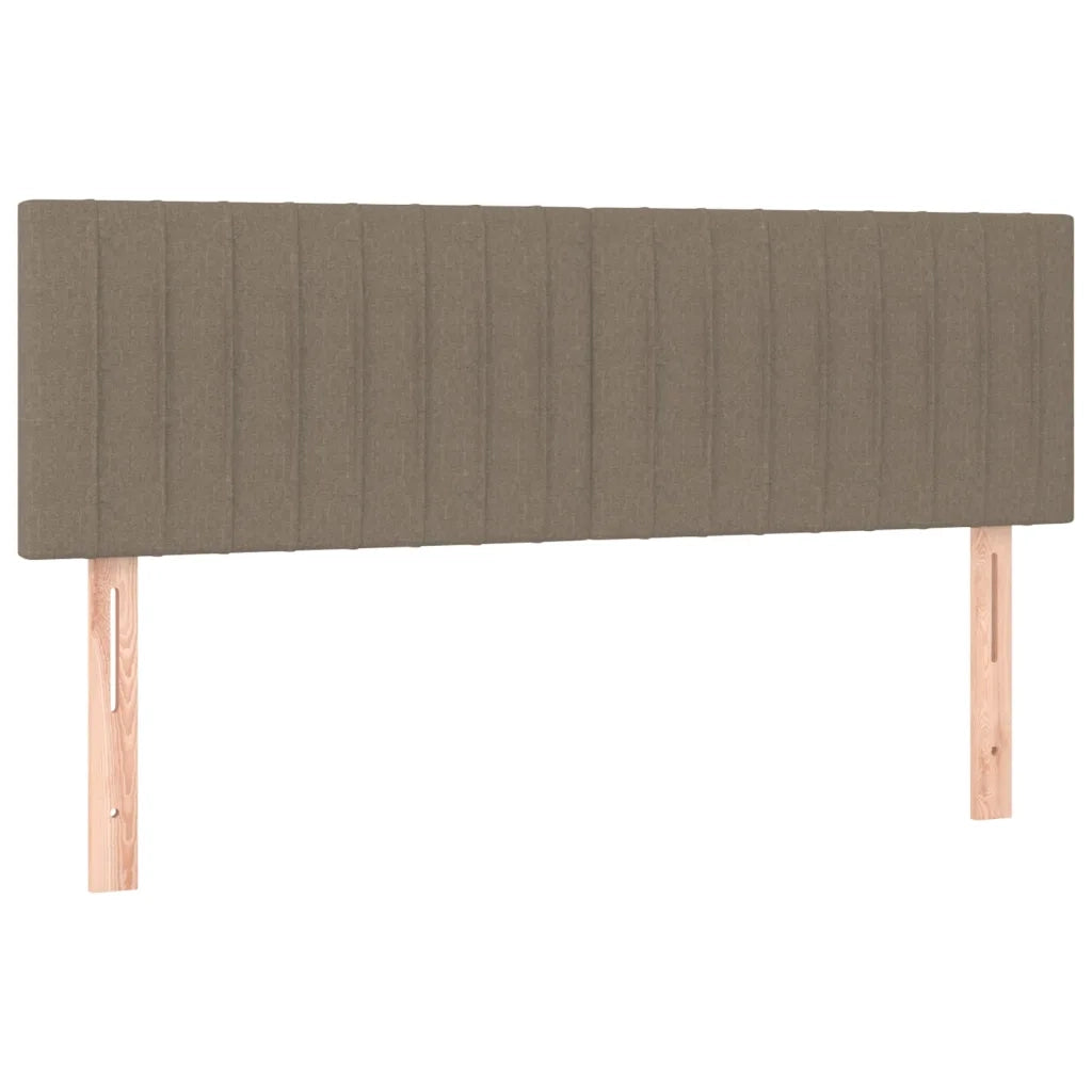 Giroletto a Molle con Materasso Tortora 140x200 cm in Tessuto