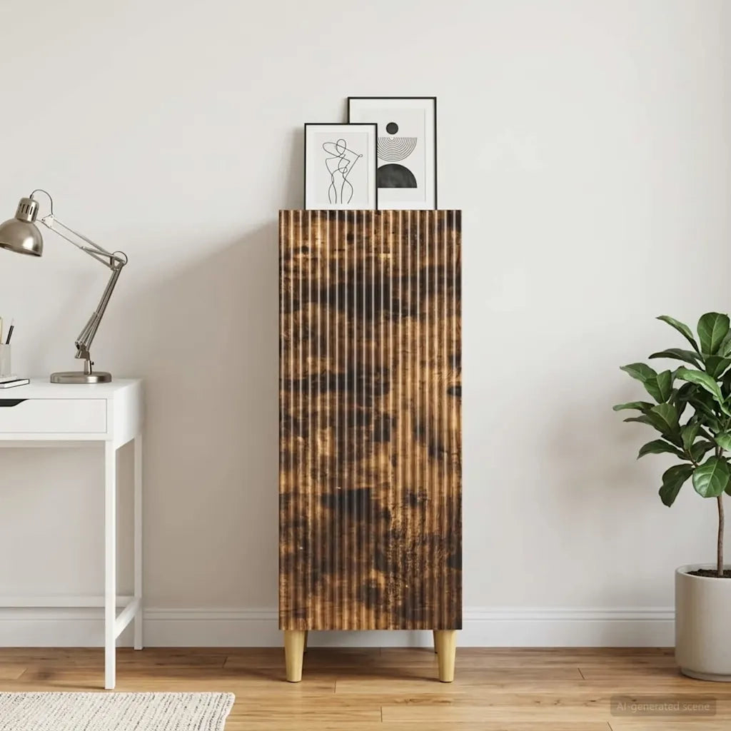 Credenza Rovere Fumo 33 x 34,5 x 90 cm Legno ingegnerizzato 894600