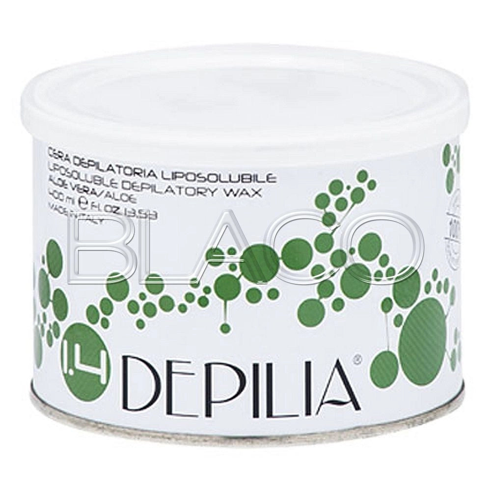 Trade Shop - Barattolo Cera Depilatoria Liposolubile Aloe Vera 1.4 400 Ml Fornello Ceretta -