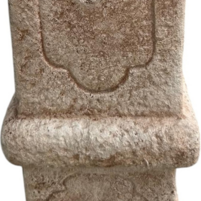 Fontana calcestruzzo cemento senza rubinetto 63x50xh.109cm modello castello