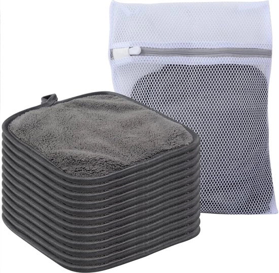 Pulitore di base con microfibre, tovagliolo di spugna morbido per la faccia, asciugamano per la faccia con tessuto assorbente