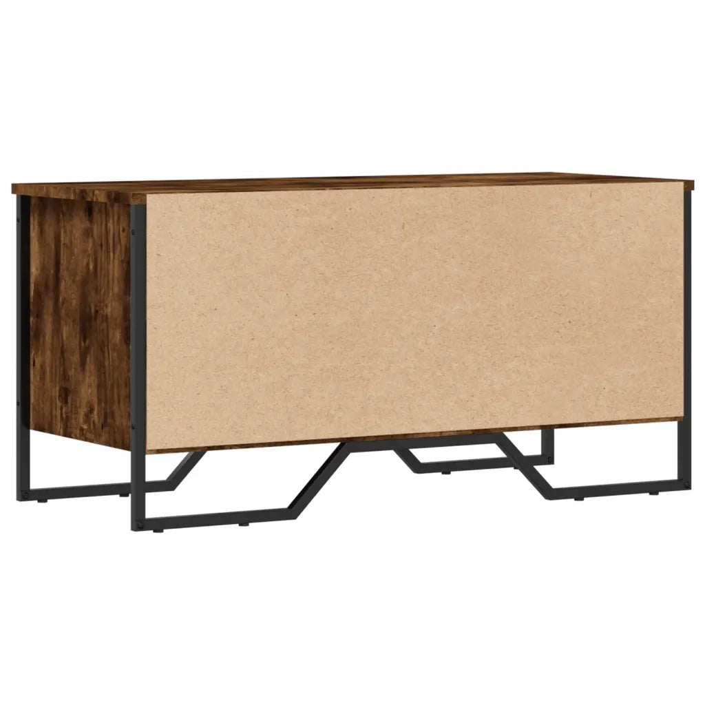 Scarpiera Rovere Fumo 90x38x45,5 cm in Truciolato 848641
