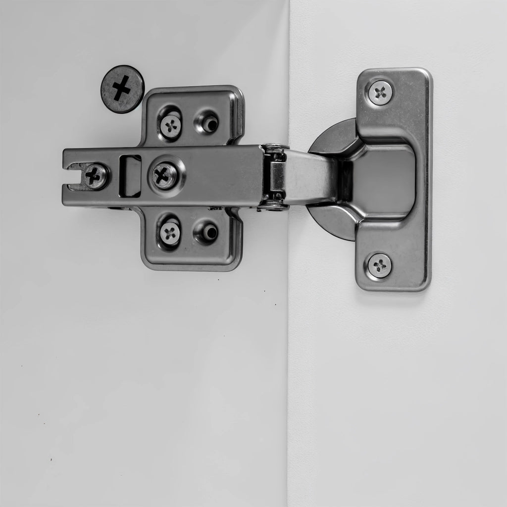 OKWISH Mobile TV con Ante Multiple e Vani Chiusi, Stile Moderno, per Soggiorno, MDF, Bianco, 180,5 x 38 x 50 cm
