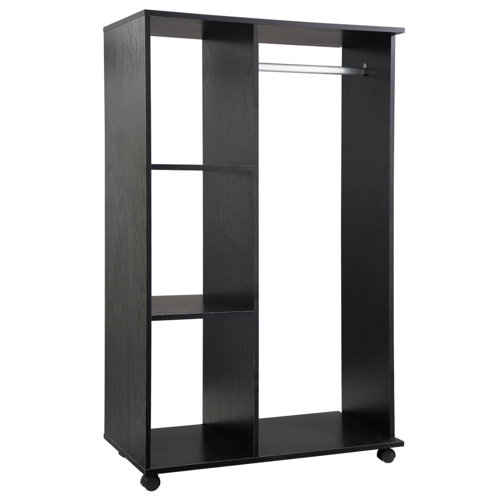 Armadio Guardaroba ¨C zephmum ¨C Nero 88x132x19