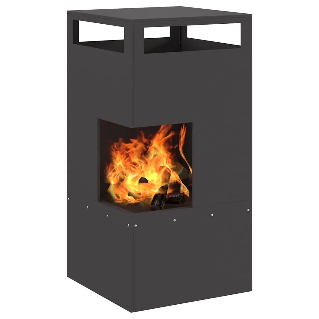 Focolare Nero 50 x 50 x 100 cm Acciaio CFW2815991