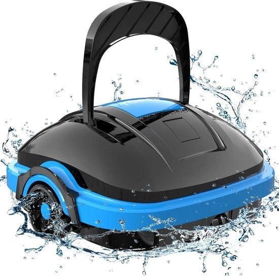 Rinomatrice automatica per piscine a montaggio/allestimento fino a 50 m² - Nero Blu Robot per piscine