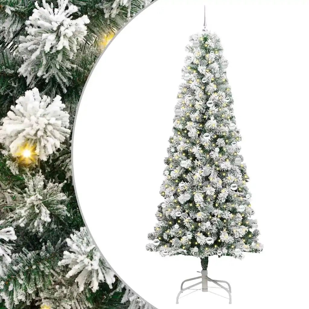 Albero di Natale Artificiale con Rami Pieghevoli 240 cm 3395618