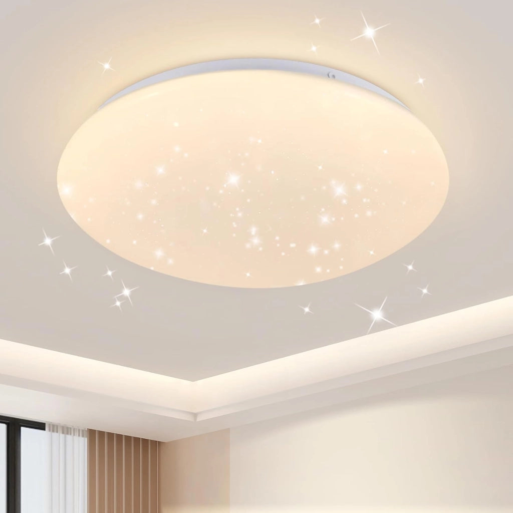 ZMH Lampada da soffitto LED design cielo stellato 12W 25 cm per camera letto