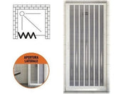 BOX DOCCIA PARETE DOCCIA BRIXO ANTA UNICA PVC MURENA H.185 LARGHEZZA 110/120CM