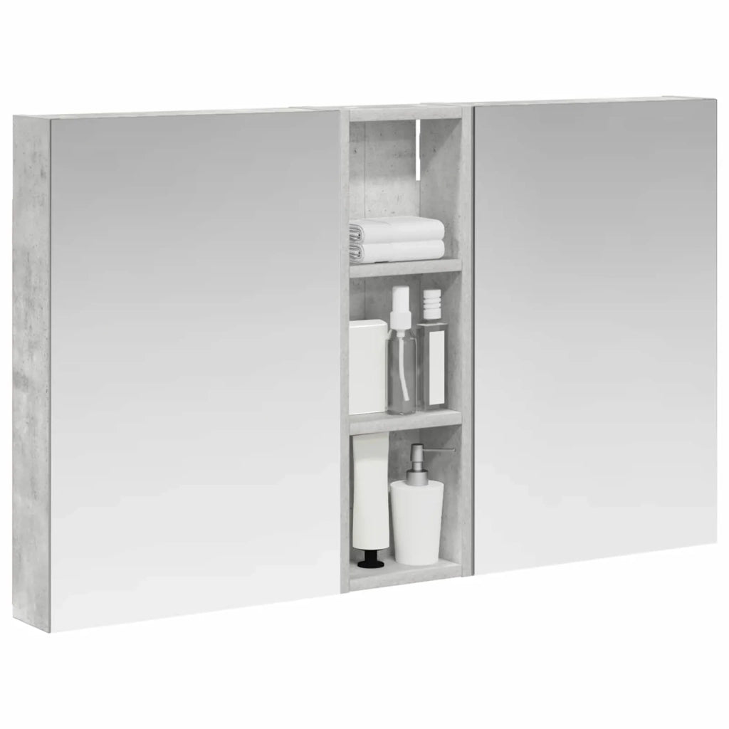 Set di Armadi da Bagno con porta 3 pcs 100 x 10,5 x 60,5 cm 3403699