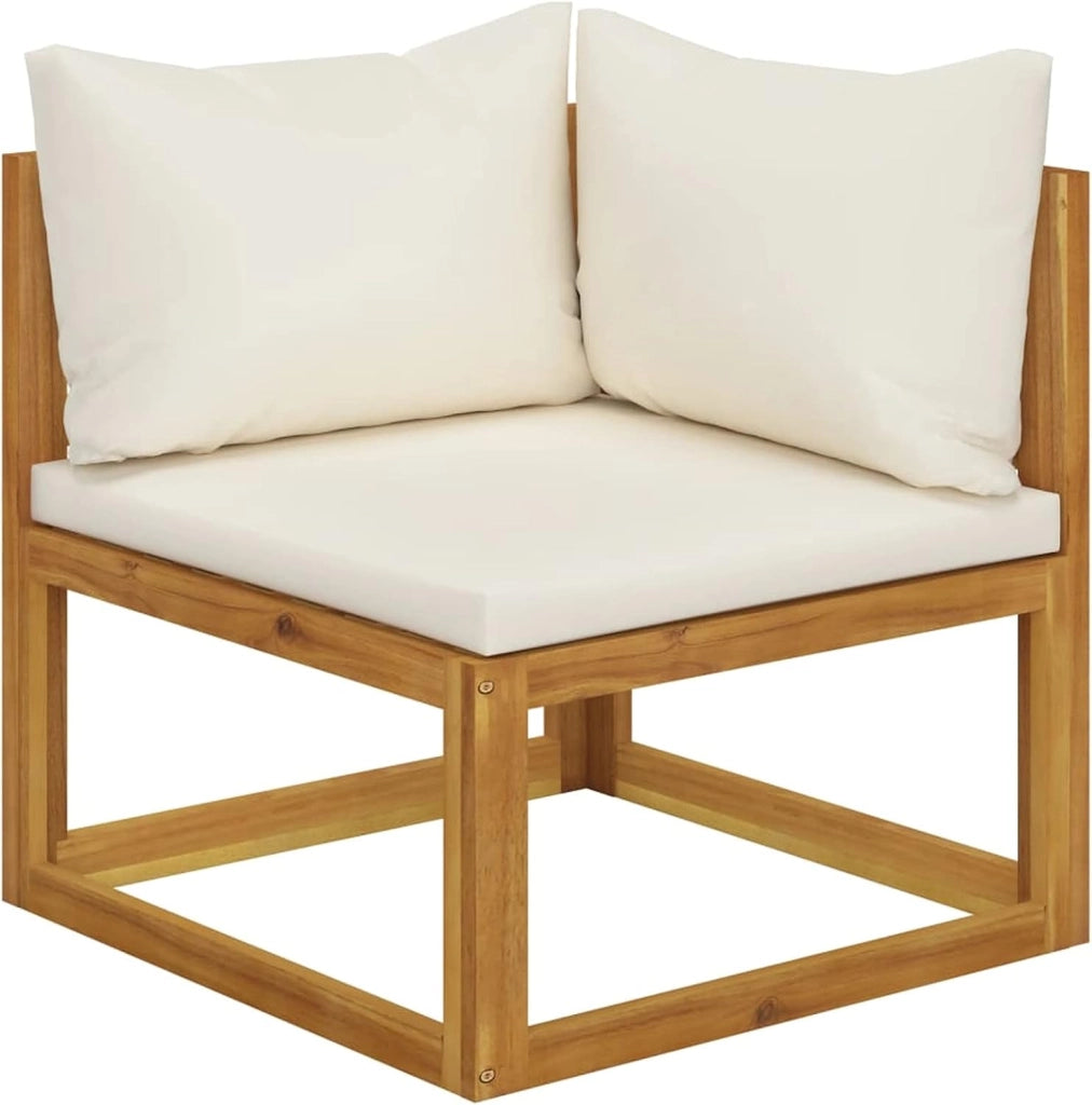 Set di mobili da giardino e cuscini, set da giardino, set da giardino, mobili da giardino, mobili da giardino esterni, set da giardino, divano da giardino, terrazza, 6 pezzi in legno massello