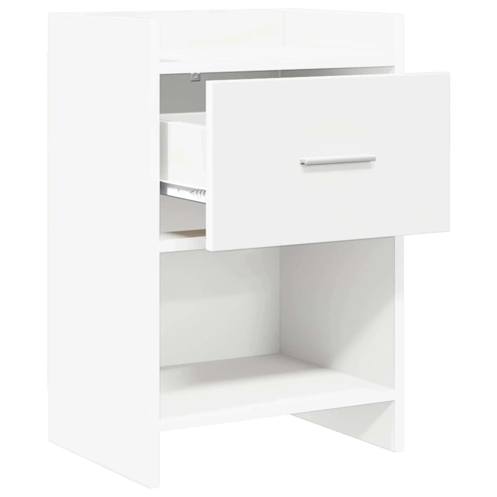 Comodini 2 pcs Bianco 40 x 30 x 60 cm Legno ingegnerizzato 8010980