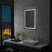Specchio LED da Bagno con Sensore Tattile 60x80 cm 144730
