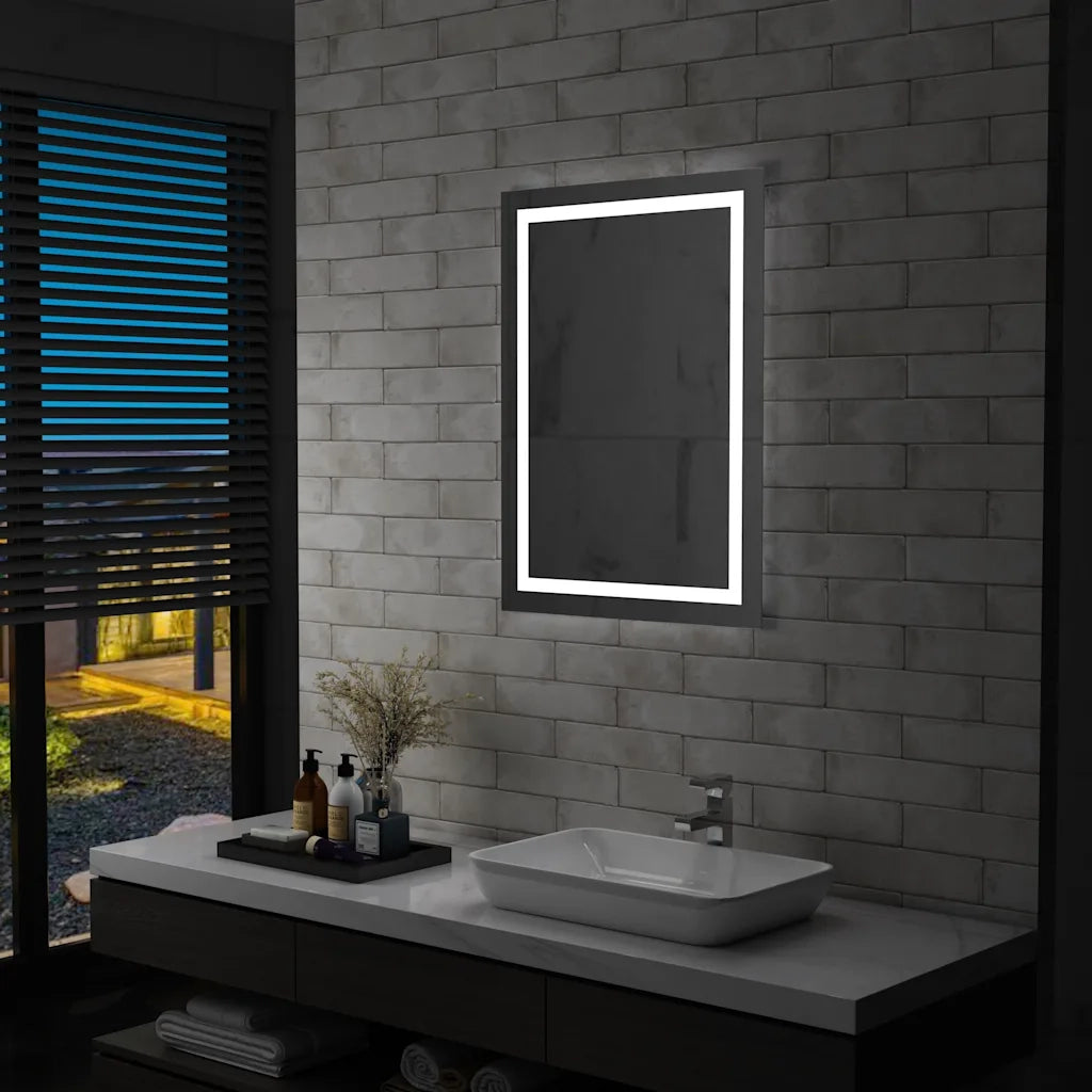 Specchio LED da Bagno con Sensore Tattile 60x80 cm 144730