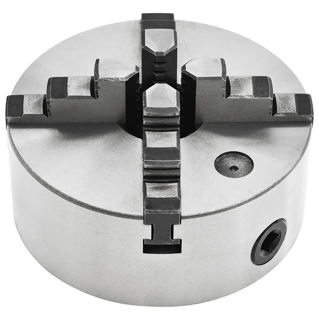 Mandrino per Tornio a 4 Griffe Autocentrante 160 mm in Acciaio CFW3952241