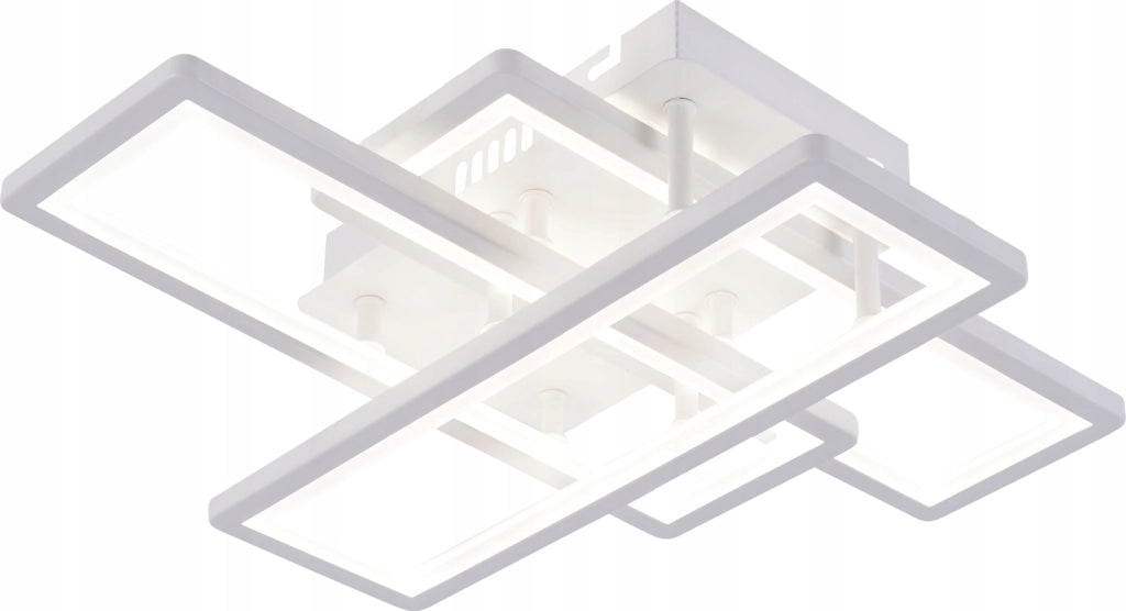 Lampada da soffitto LED rettangolare bianca Vargo