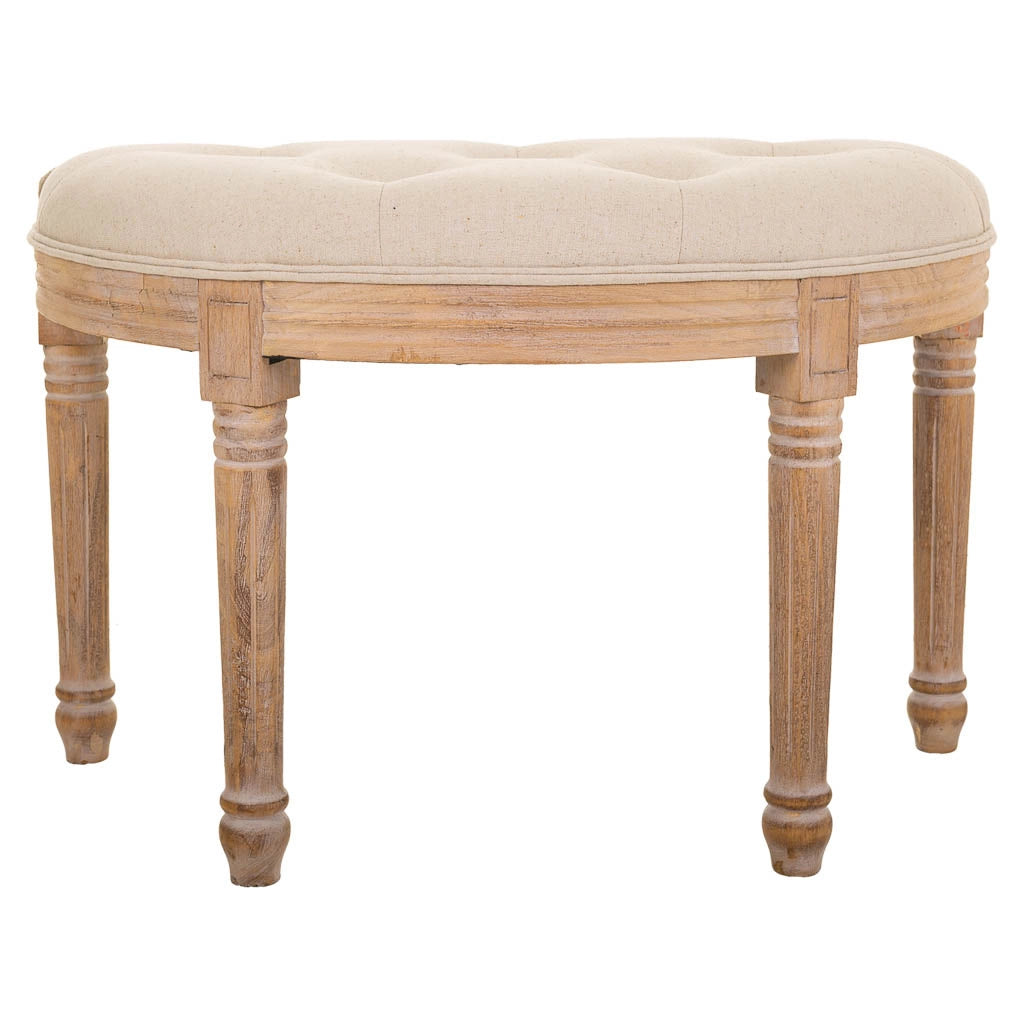Panchina in legno marrone 62x45x48