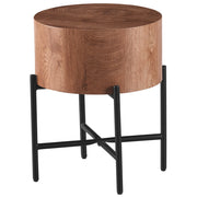 Tavolino da caffè KAMIK HIGH in MDF marrone