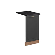 Vicco Pannello frontale della lavastoviglie Landhaus antrazit-oro 45 cm , PL Antracite