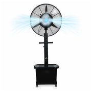 Ventilatore Nebulizzatore Raffrescatore 66 cm con Tanica 41L, 3 Velocità, Altezza 175 cm, 260W 220V