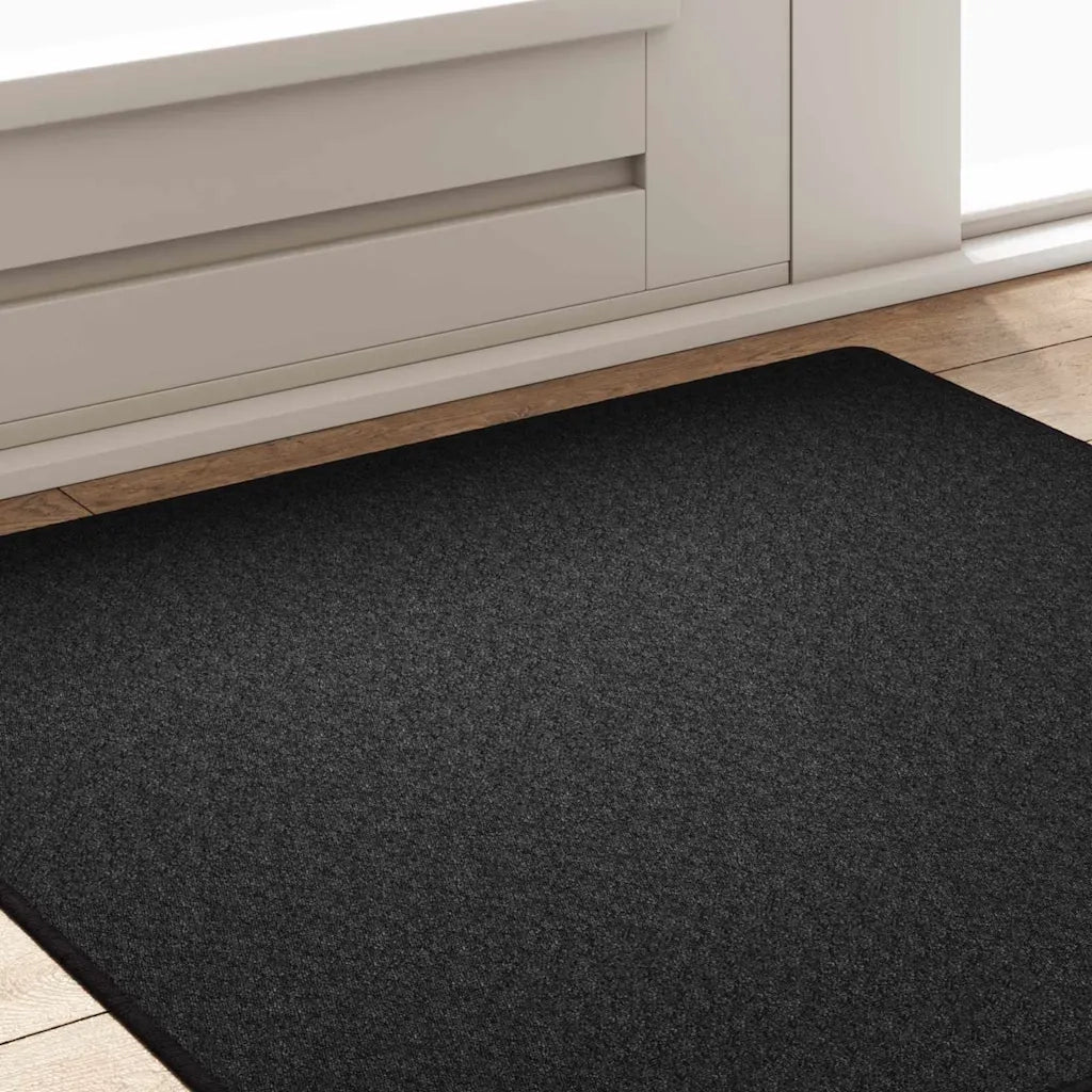 Runner in Moquette | Runner Tappeto Antracite 100 x 100 cm 100% Polipropilene