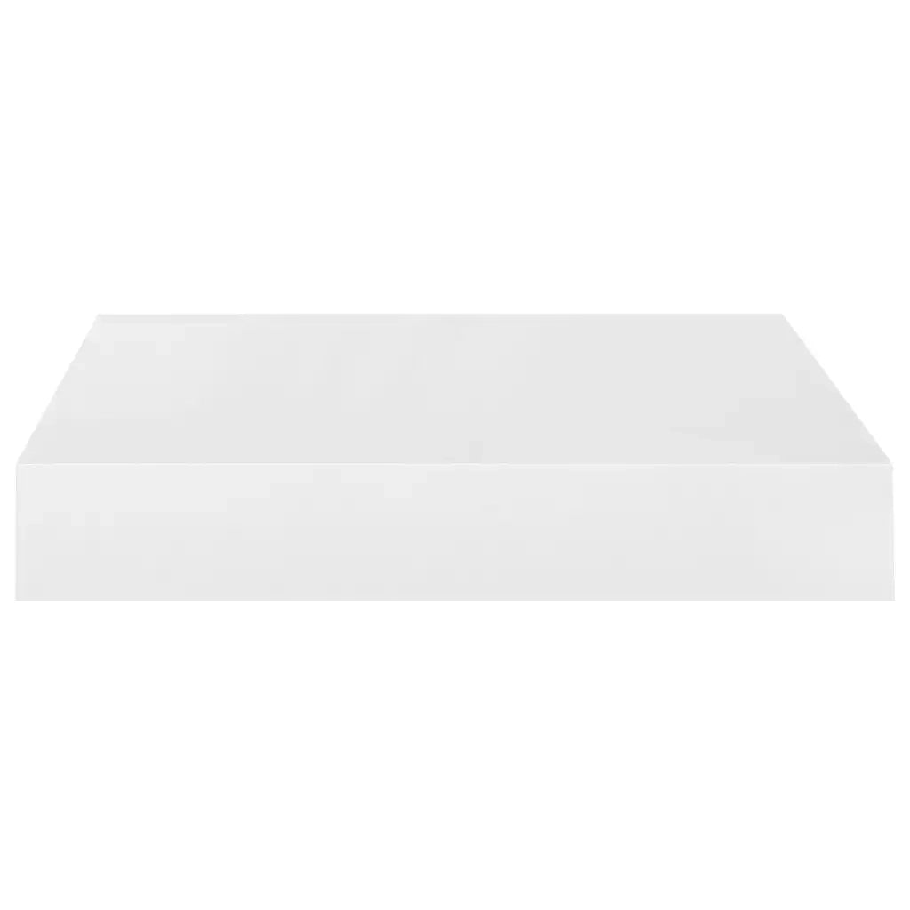 Scaffali a Parete 4 pz Bianco Lucido 23x23,5x3,8 cm in MDF cod mxl 42197
