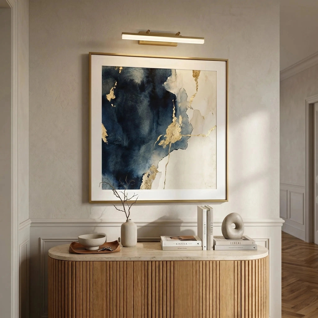 Applique Da Bagno Led APP1875-1W 40cm Brush Gold
