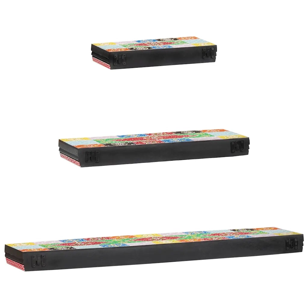 Scaffali da parete 3 pcs Multicolore 100 x 20 x 6 cm 4017577