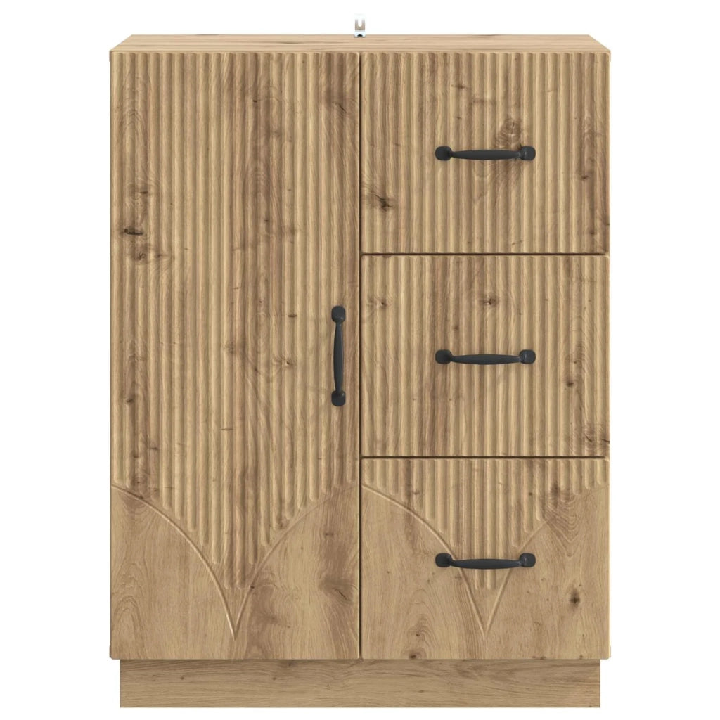 Credenza con cassetto Rovere Artigianale 66 x 34,5 x 87 cm