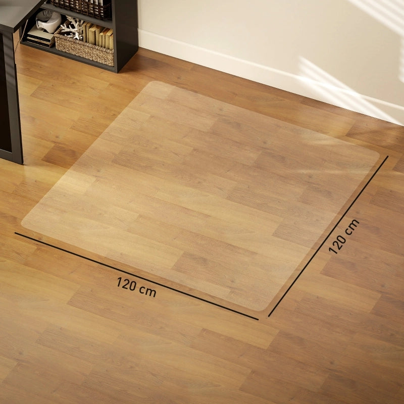 Tappetino protettivo per pavimenti, antiscivolo, spessore 1,5 mm, 120x120 cm, trasparente