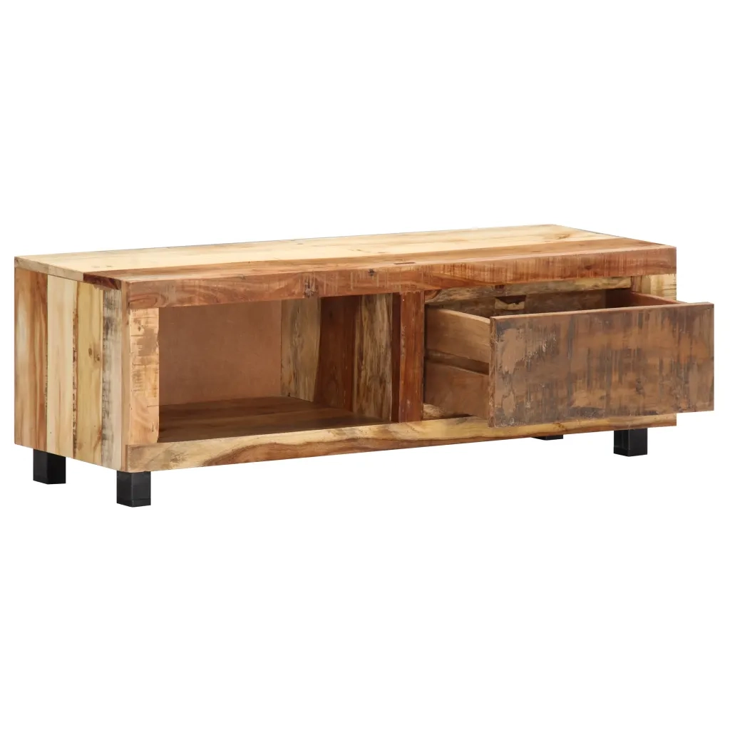 Mobile Porta TV 100x30x33 cm in Legno Massello di Recupero 247955