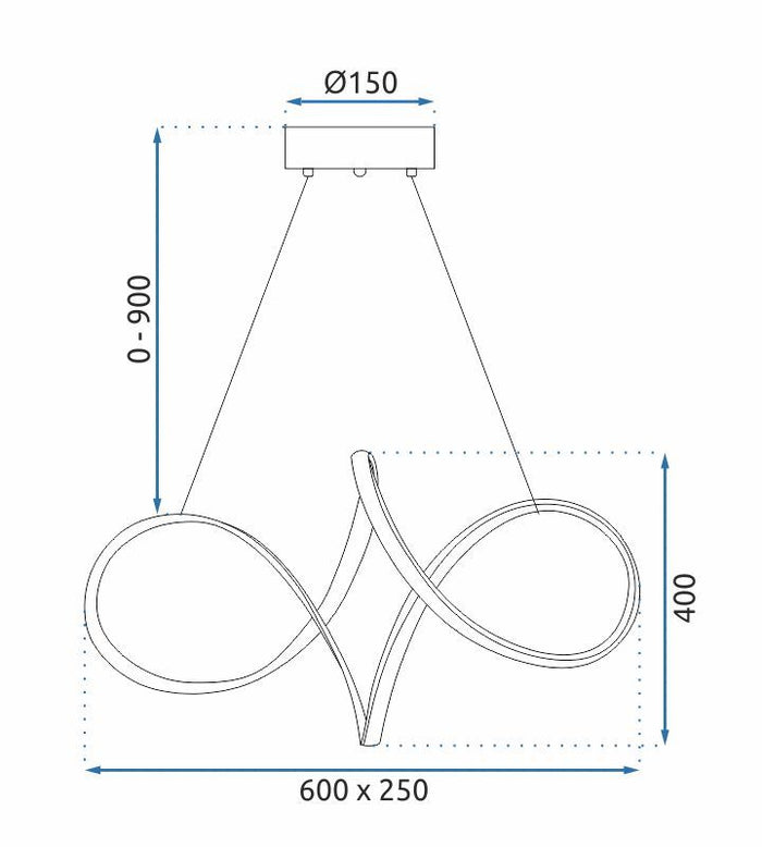 Lampada A Sospensione Led G081-1cp Gold