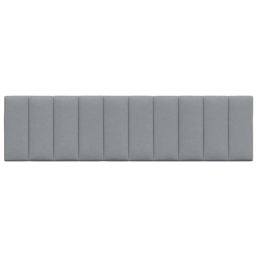 Cuscino Testiera Hanko Grigio Chiaro 180 cm in Tessuto 4019177