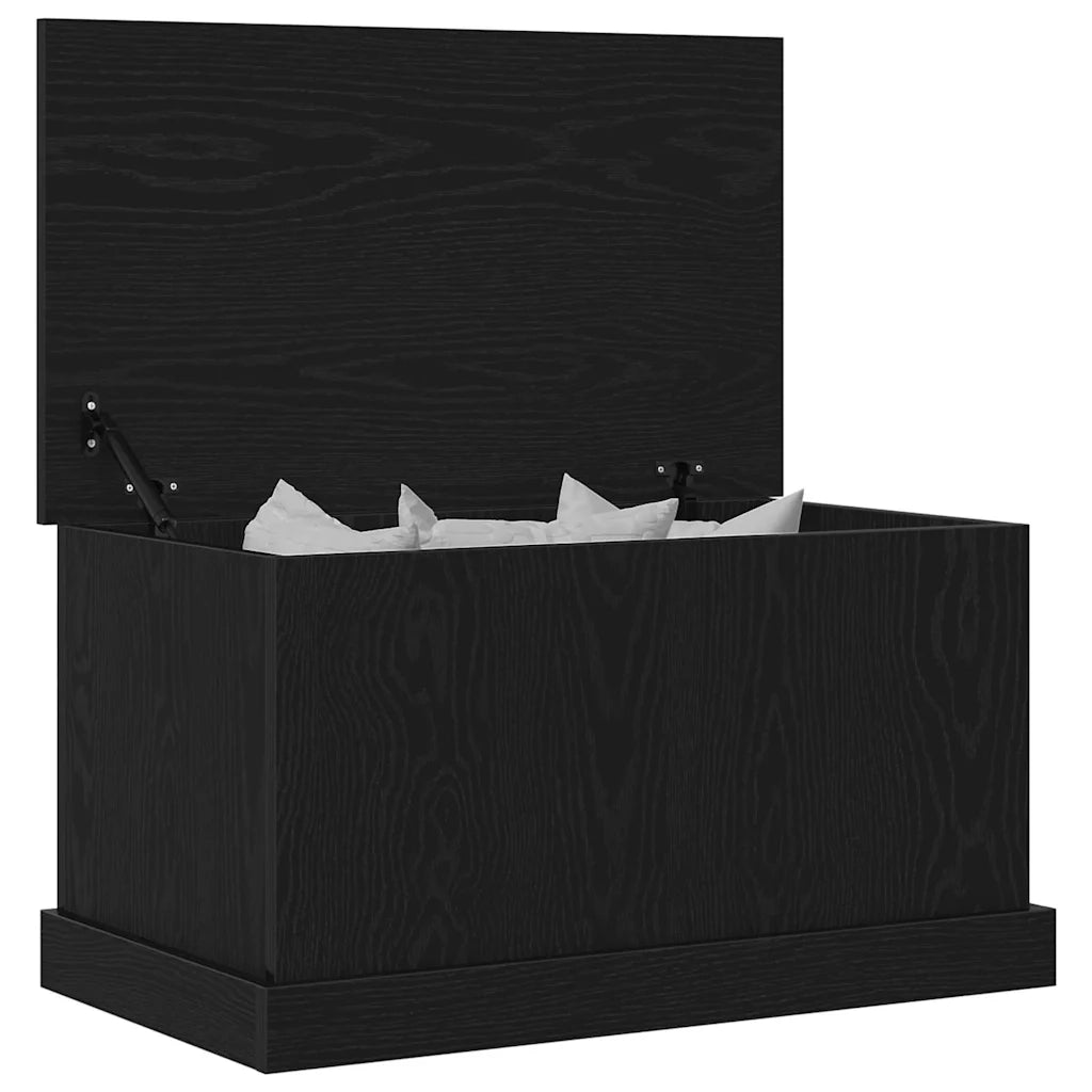 Scatola di Stoccaggio Rovere nero 70 x 40 x 38 cm 862826