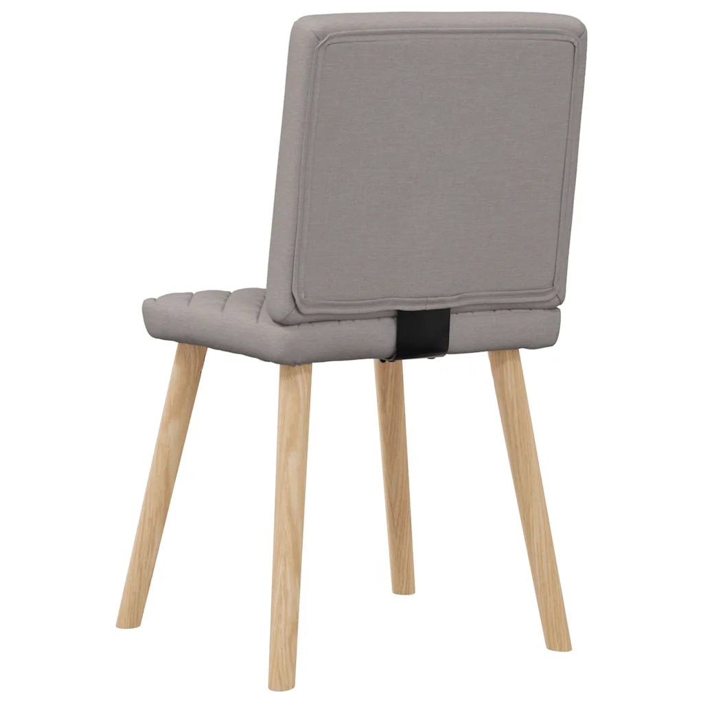 Sedie da Pranzo 6 pz Grigio Talpa in Tessuto